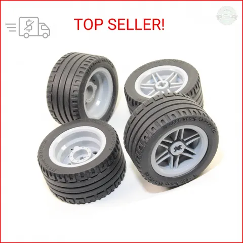 Technic Lego 8pc Wheel and Tire Set (Mindstorms nxt ev3 tyre) 56145 44309