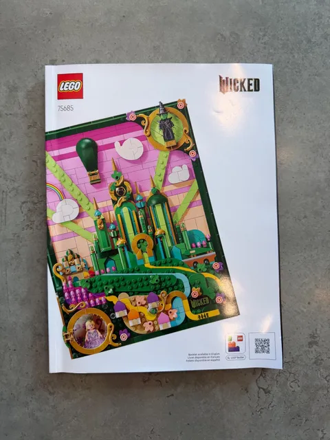 LEGO Wicked #75685 — Instruction Booklet Only