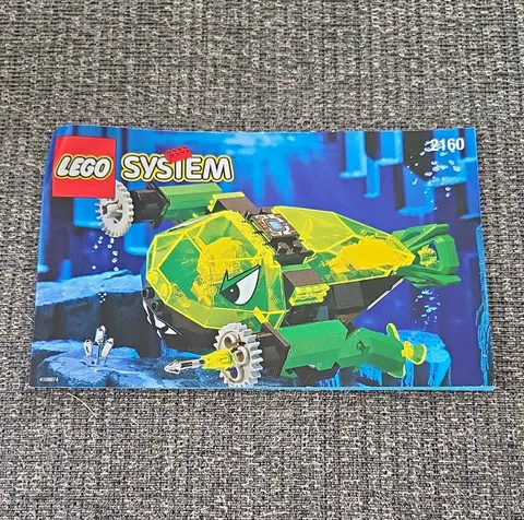 LEGO System 2160 Crystal Crawler Aquazone Instruction Manual Booklet 1997