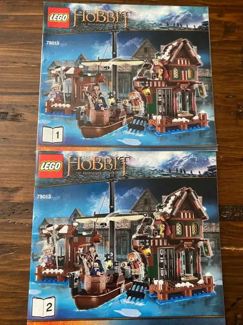 Lego The Hobbit LAKE-TOWN CHASE 79013 *INSTRUCTIONS ONLY*