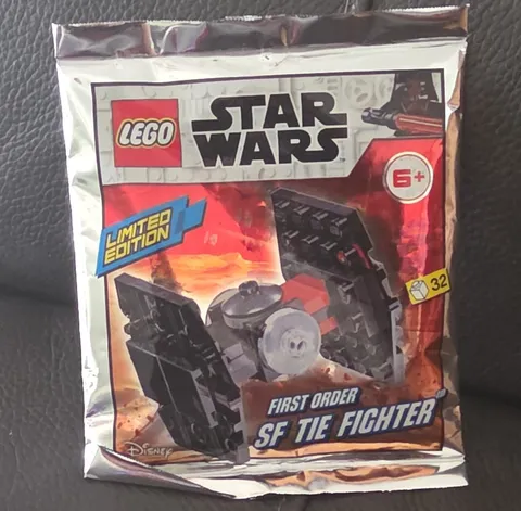 LEGO Star Wars First Order SF TIE Fighter Foil Pack 911953 Limited 2017