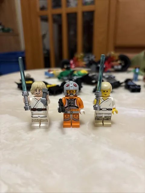 LEGO Luke Skywalker SW0778 SW0566 & Snowspeeder Pilot SW0607 Bundle
