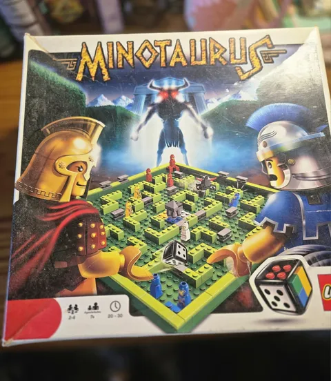 LEGO Minotaurus Board Game 3841 and LEGO Heroica Game Plus 2 LEGO Books
