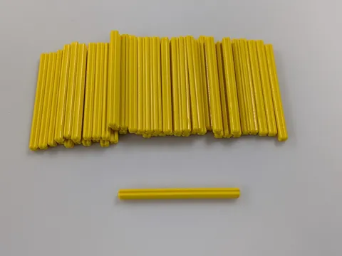 Lego x50 New Yellow Technic, Axle 7L # 44294 Parts Lot