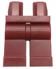 Lego New 71032 CHILI FAN Minifig LEGS Dark Red Pants Plain Body Part 970c00 D471