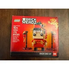 Lego Brick Headz Dragon Dance Guy 40354 Sealed NIB retired