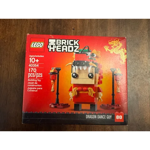 Lego Brick Headz Dragon Dance Guy 40354 Sealed NIB retired