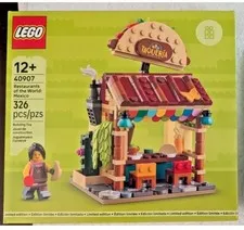 Lego 40907 Restaurants of the World: Mexico Taco Stand - NEW - Free Shipping