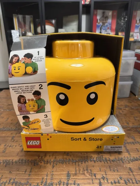 LEGO Sort & Store Mini Figure Head Storage Container 2012 Very rare! 3 Tiers