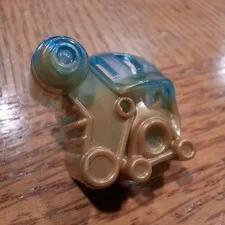 LEGO BIONICLE Gold and Blue Kopaka Mask / Helmet Piece Plastic