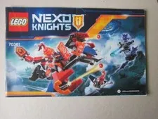 Lego Building Instructions Instruction Nexo Knights 70361