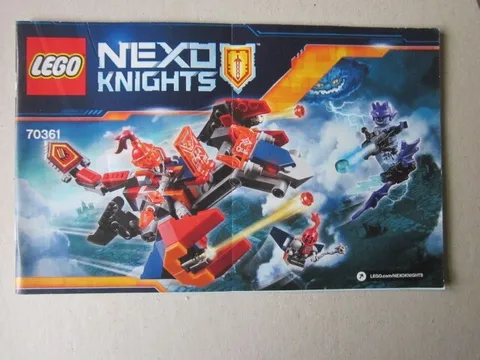 Lego Building Instructions Instruction Nexo Knights 70361