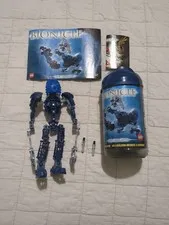 Lego Bionicle Toa Metru Nokama Complete With Canister And Instructions