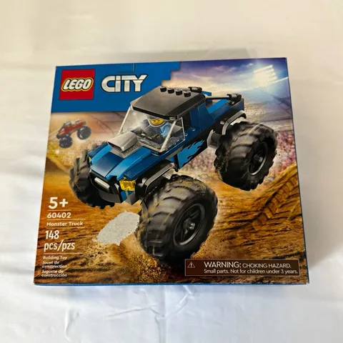 LEGO City Monster Truck 60402 Building Set 148 pcs Vehicles Ages 5+