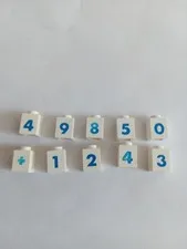 No 601 10 x basic 1x1 3005 with imprint numbers