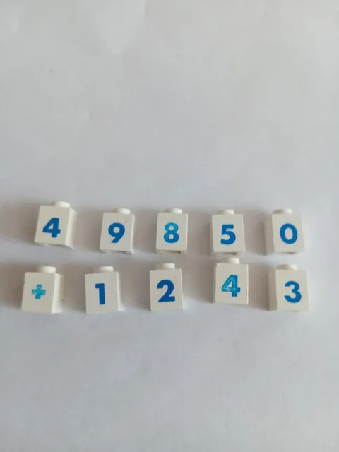 No 601 10 x basic 1x1 3005 with imprint numbers
