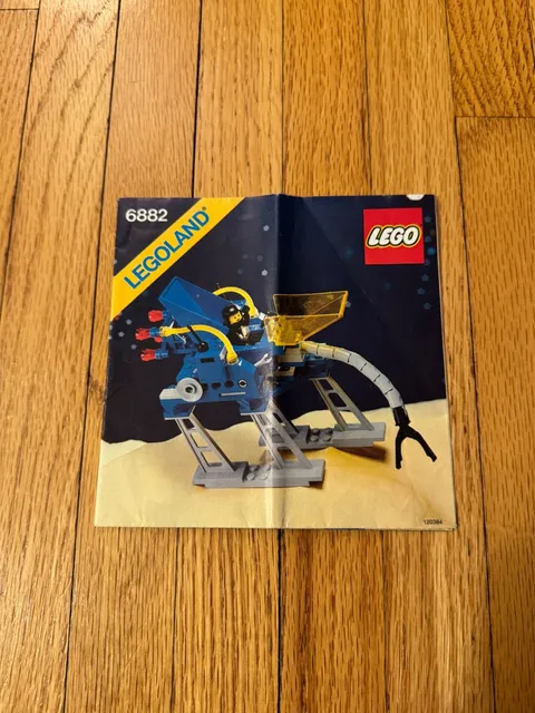 Lego Space Walking Astro Grappler (6882) Instruction Booklet Only