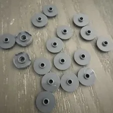 LEGO Tile 2 x 2 Round with Stud (18674)17 Pieces Dark Gray