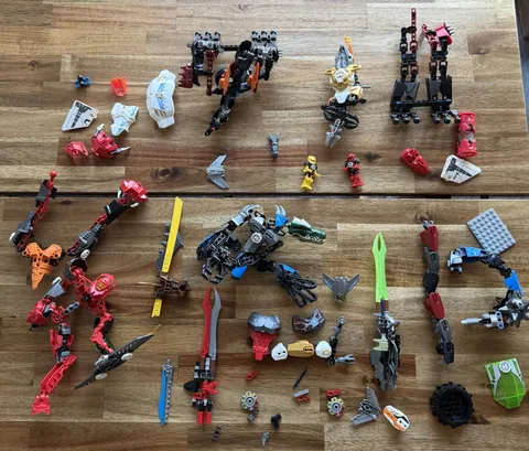 LEGO BIONICLE Hero Factory Bulk Lot of Parts Pieces 1 LB 13 Oz SEE PICTURES!