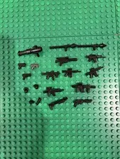 Lot of 19 Custom Lego Accessories Weapons for Minifigures.  Used