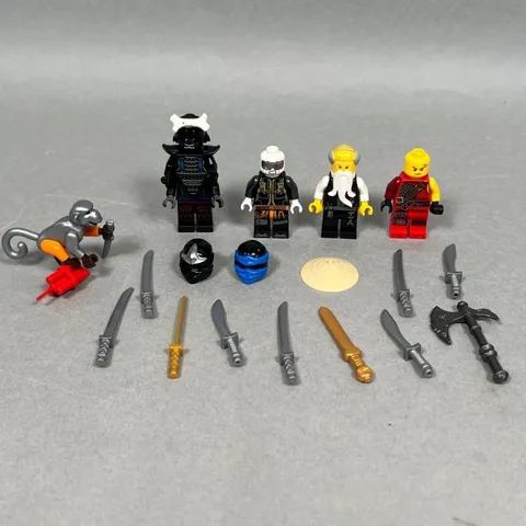 LEGO NINJAGO Minifigure Lot  Accessories Weapons Lord Garmadon Monkey Jet Jack