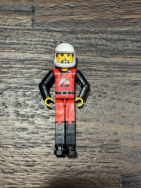 Lego Technic Figure - Vintage/Rare With Helmet, Fireman