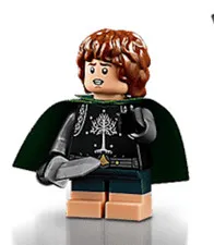 LEGO Lord of the Rings: Minas Tirith 11377 Peregrin (Pippen) minifigure in-hand