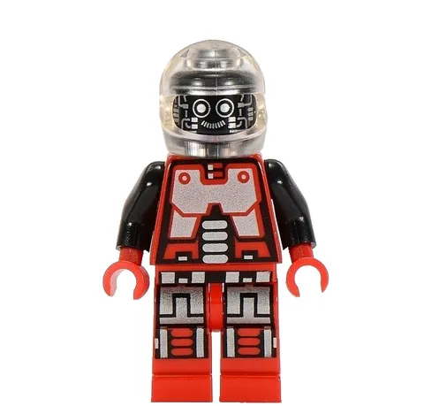 LEGO Spyrius Droid red black minifigure Alien Space 6959 6091 6949 6939