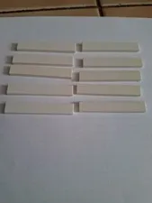 No 344.   lego tile 1x6.   6636 White
