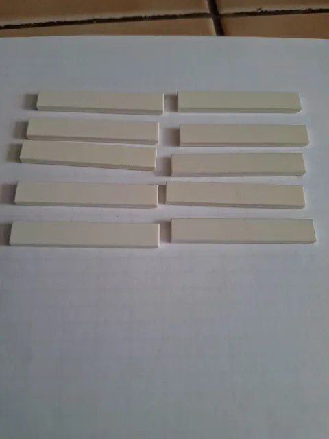 No 344.   lego tile 1x6.   6636 White