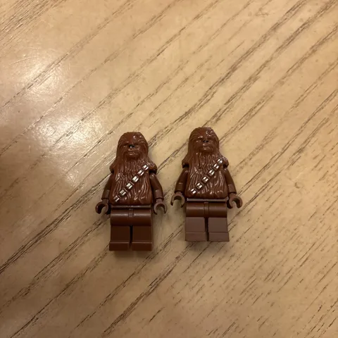 Lego Star Wars Minifigure Classic Chewbacca Lot of 2 sw0011 Figure