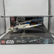Lego Star Wars Light Up Store Retail Display Rebel U-Wing Fighter 75155