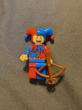 Lego Castle Fantasy Era Jester Minifigure 7079 cas403a L3