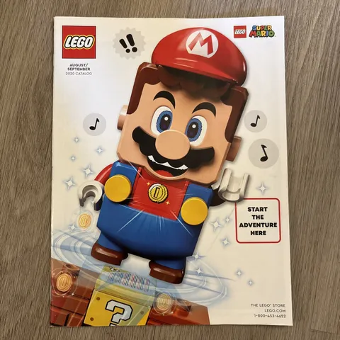 LEGO Shop At Home Catalog SPECIAL EDITION Nintendo Mario August September 2020