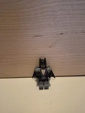 LEGO Glam Metal Batman Minifigure w/ Black Cowl, Cape Wrong Mask