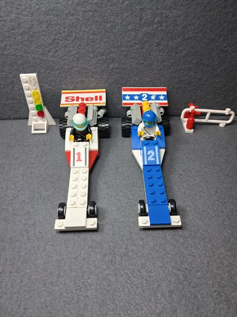 Vintage 1989 Lego 6591-1 Nitro Dragsters Set, Incomplete
