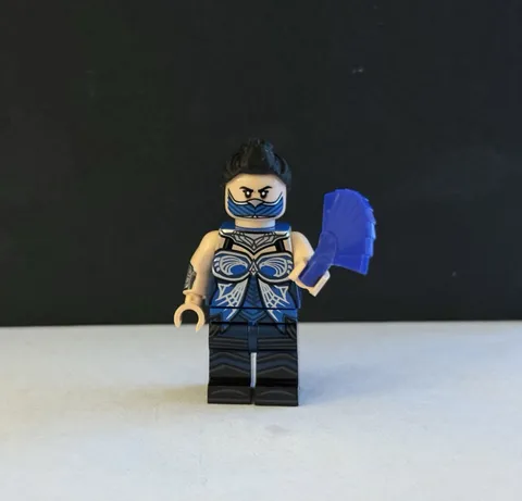 LEGO Mortal Kombat Kitana minifigure custom pad printed