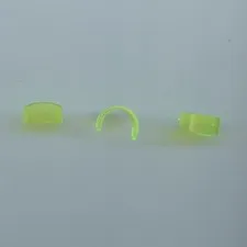 LEGO x 3 Trans-Neon Green Minifigure, Visor Standard 2447 space