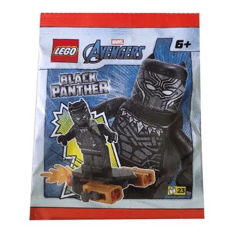 LEGO Marvel Super Heroes Black Panther Hoverboard Minifigure Paper Bag L0002276