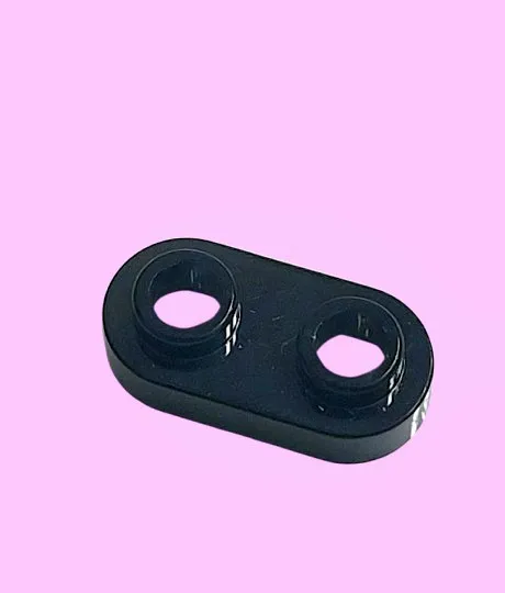 LEGO PART 35480 Round plate 1x2 with open studs BLACK ➻ ➻ Qty 1