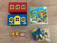 LEGO vintage fabuland 344 Service Station complete with instructions (German)