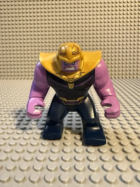 LEGO Marvel Super Heroes Thanos Minifigure Sh0504 Big Fig From Set 76107