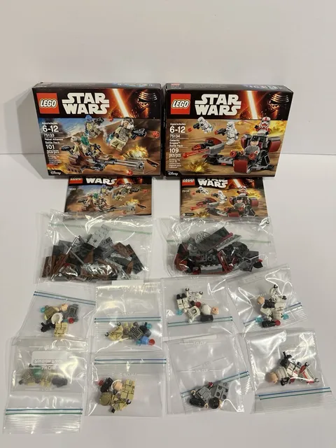 Lego Star Wars Galactic Empire 75134 & Rebel Alliance 75133 Battle Packs