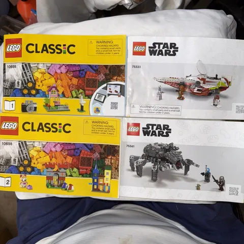 Lego Classic/Star Wars Instruction Manuals Booklets Lot of 4 No Blocks Included