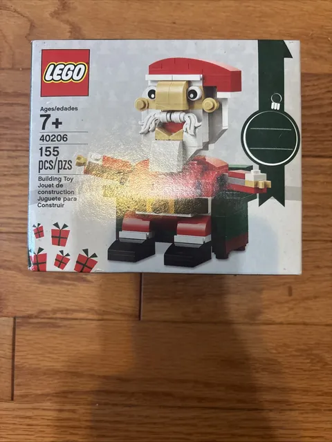 NIB SANTA CLAUS Lego Set 40206 CHRISTMAS - 2016 - 155 pc *RETIRED* Collectible