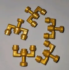 NEW LEGO® 5 Pearl Gold Minifig Utensil Candlestick Candelabra