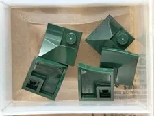 LEGO Parts - Dark Green Arch 2 x 2 Inverted Corner - No 4190 - QTY 5