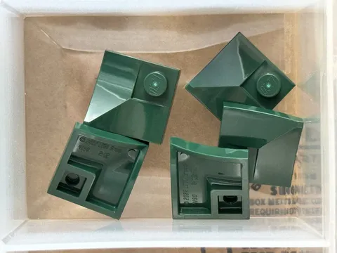 LEGO Parts - Dark Green Arch 2 x 2 Inverted Corner - No 4190 - QTY 5
