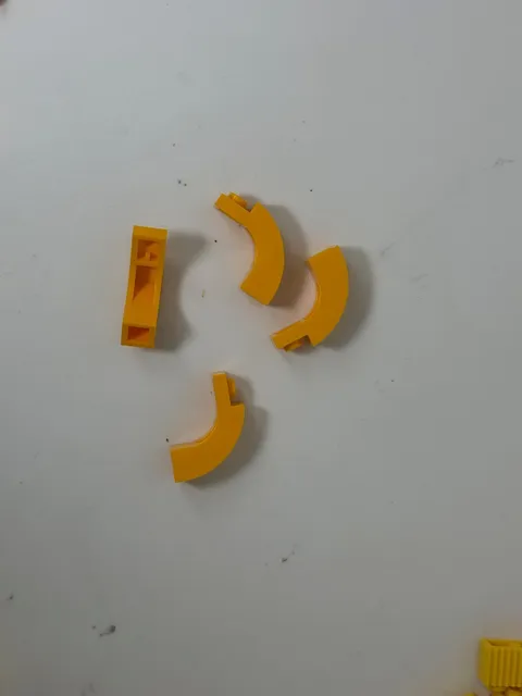 LEGO-Arch 1 x 3 x 2 Curved Top LOT Orange Yellow 6005