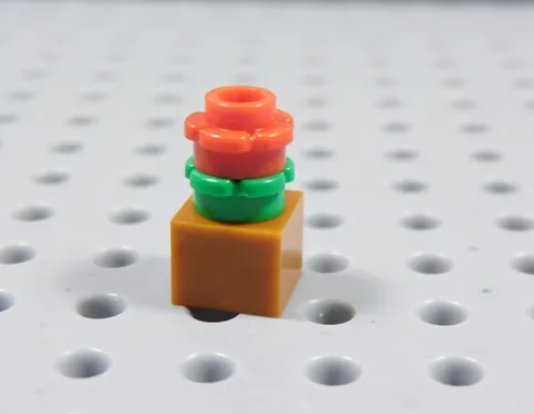 LEGO Minecraft Rose Flowerpot Plants Accessory Minifig BK